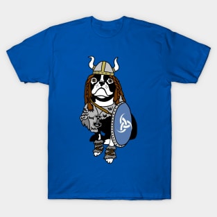 Norse Viking Boston Terrier dog T-Shirt